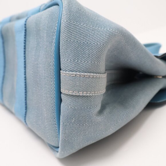 Hermès Vintage Swift Valparaiso Tote PM Blue Jean - Picture 16 of 16